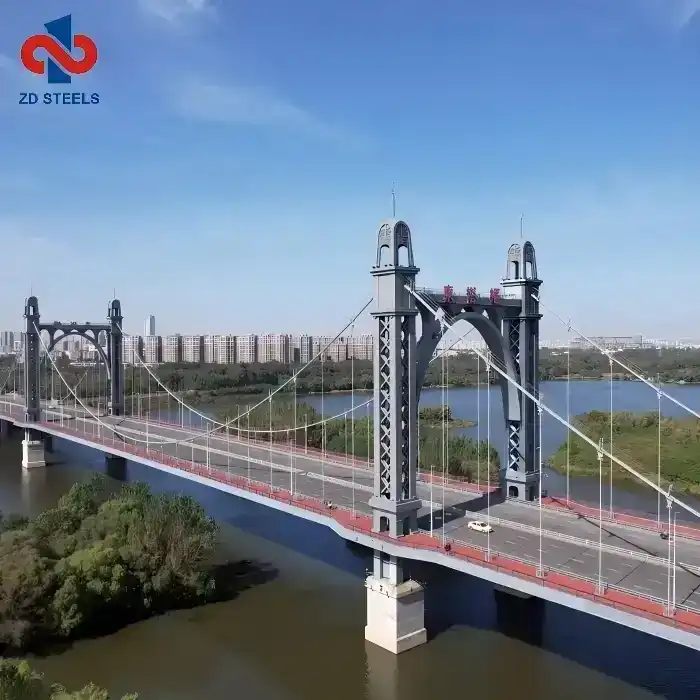 Steel Suspension Bridge